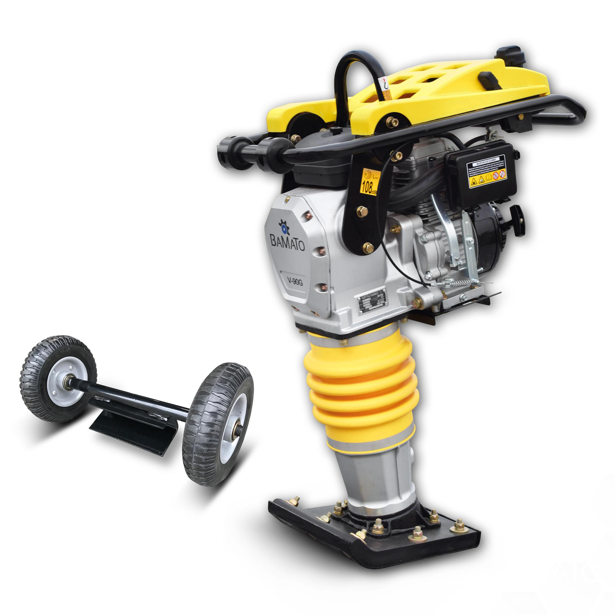BAMATO Vibrationsstampfer V-90G mit Fahrwerk