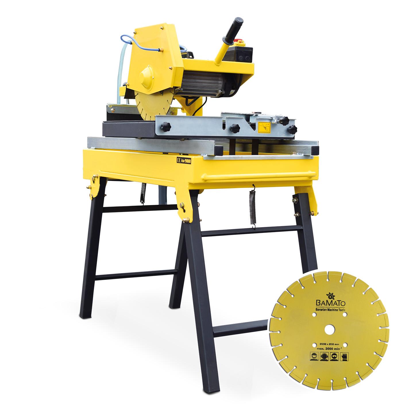 BAMATO Steintrennmaschine STRM-355 inkl. 2. Trennscheibe
