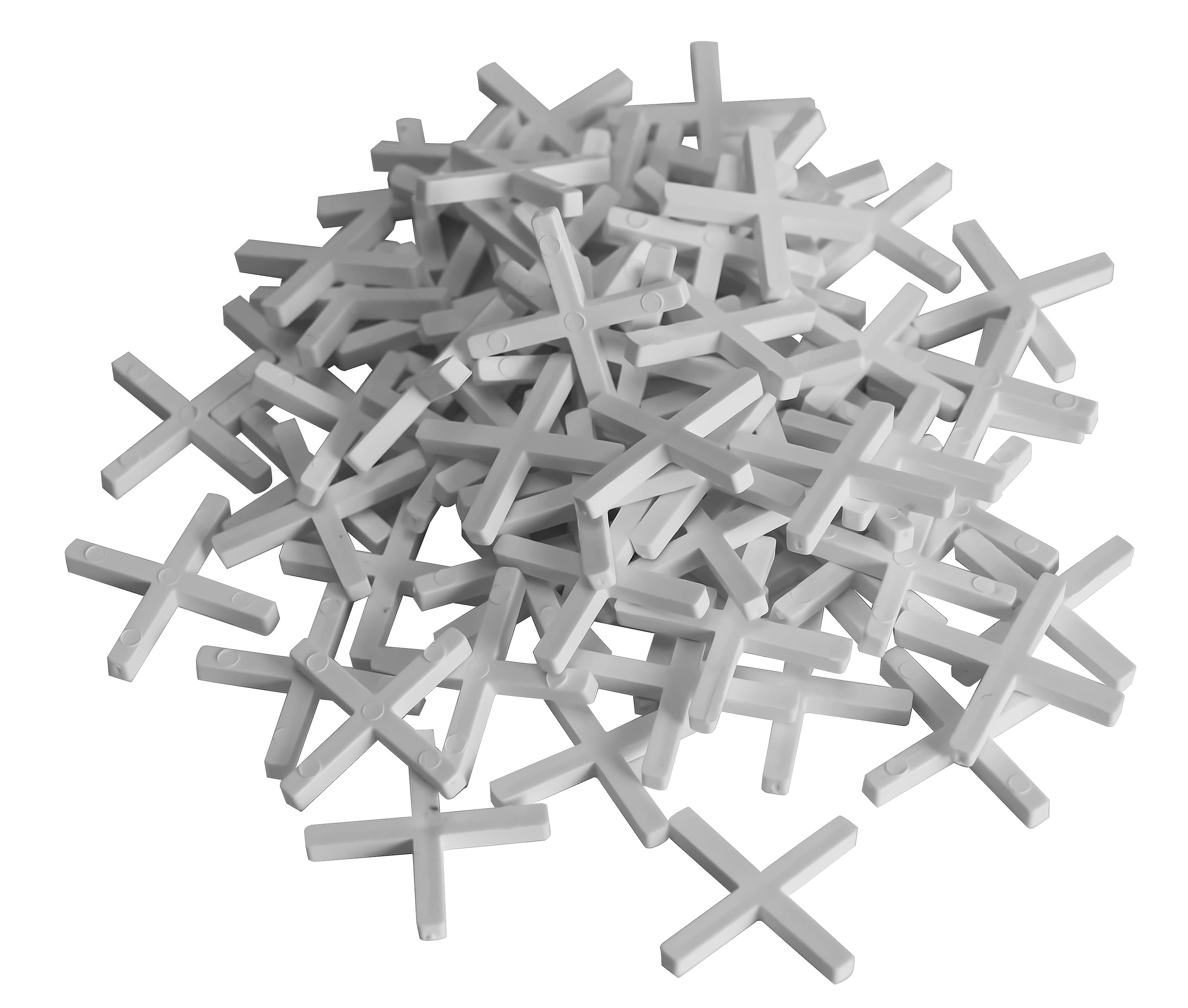 TECTOOL Fliesenkreuze, Kunststoff, 250St., 3mm