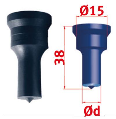 Metallkraft Rundstempel Nr.1 Ø 9,0 mm