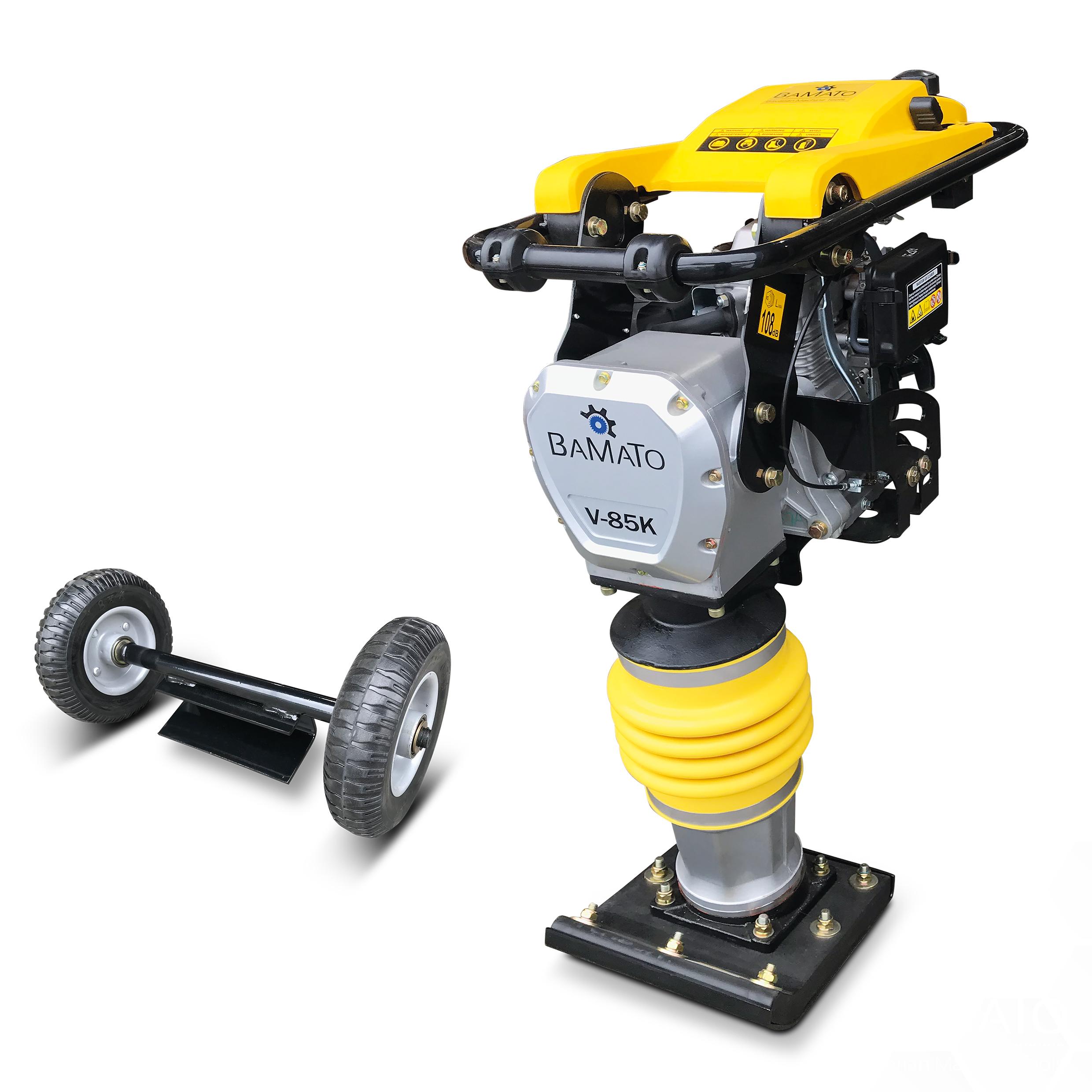 BAMATO Vibrationsstampfer V-85K mit Fahrwerk (schmale Ausführung)