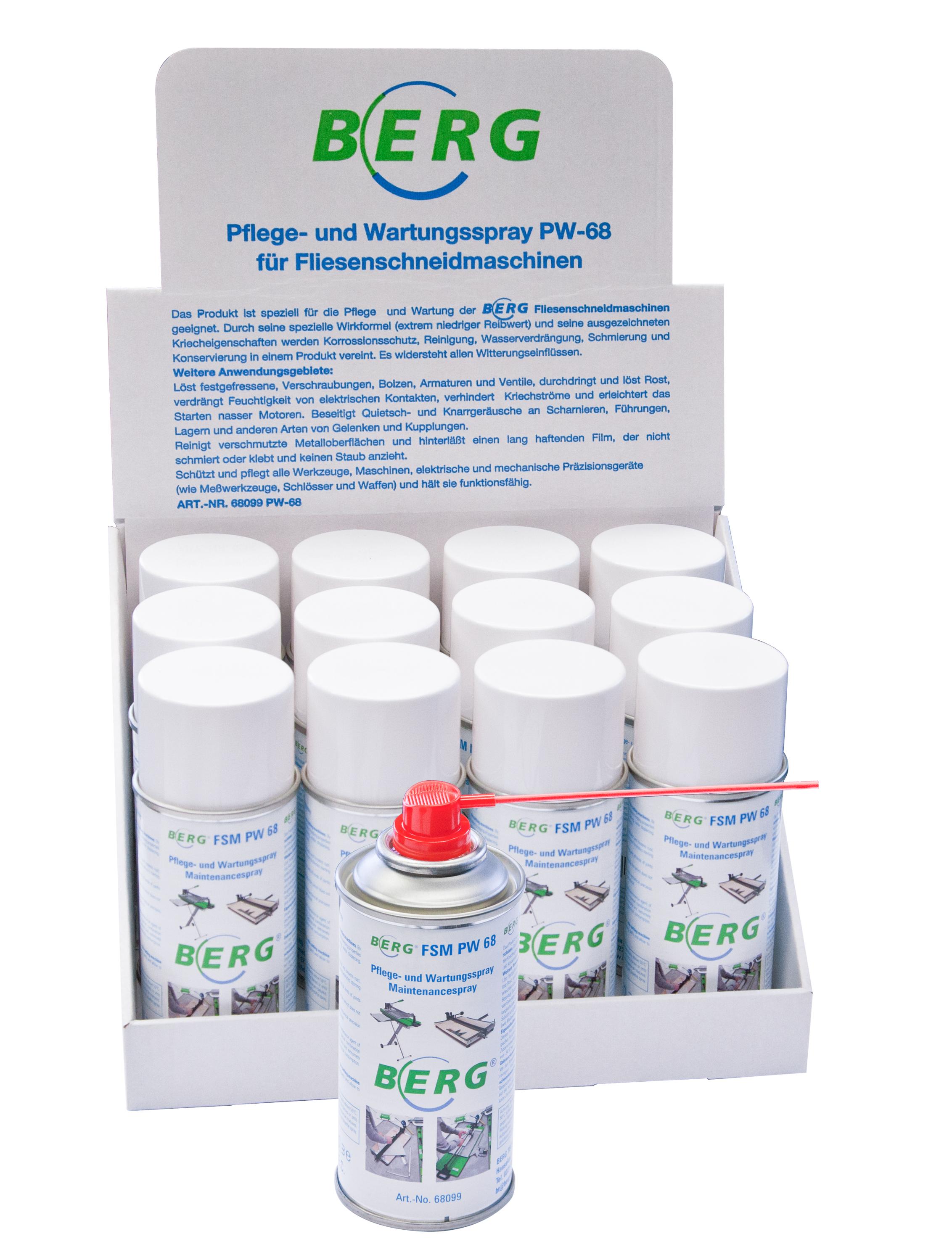 BERG Pflege und Wartungsspray 150 ml FSM PW 68