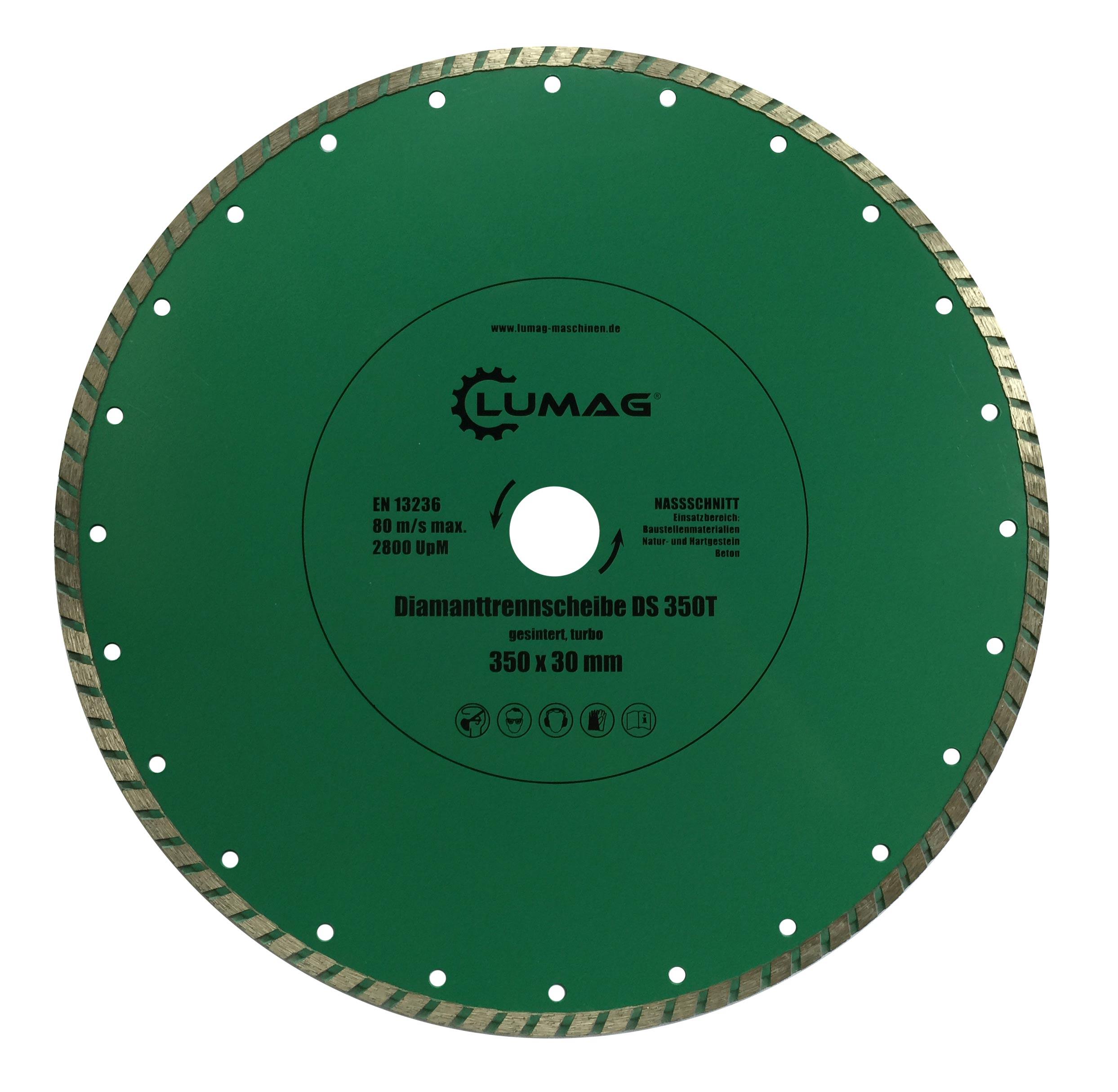 Lumag Diamant Trennscheibe Turbo 350x30mm